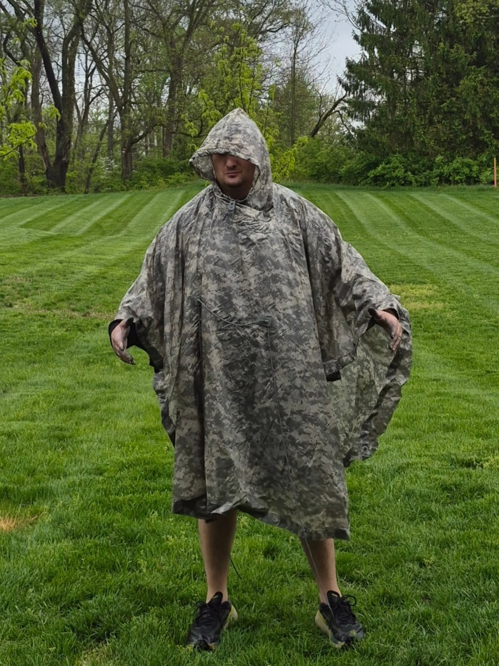 Genuine USGI Wet Weather Poncho — ACU/UCP Rain Gear & Shelter
