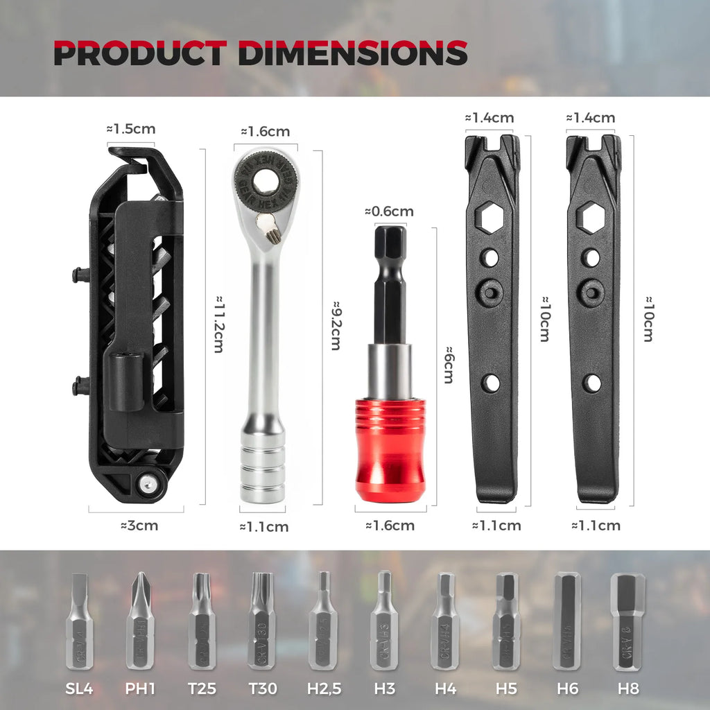 ROCKBROS Foldable Ratchet Multi-Tool