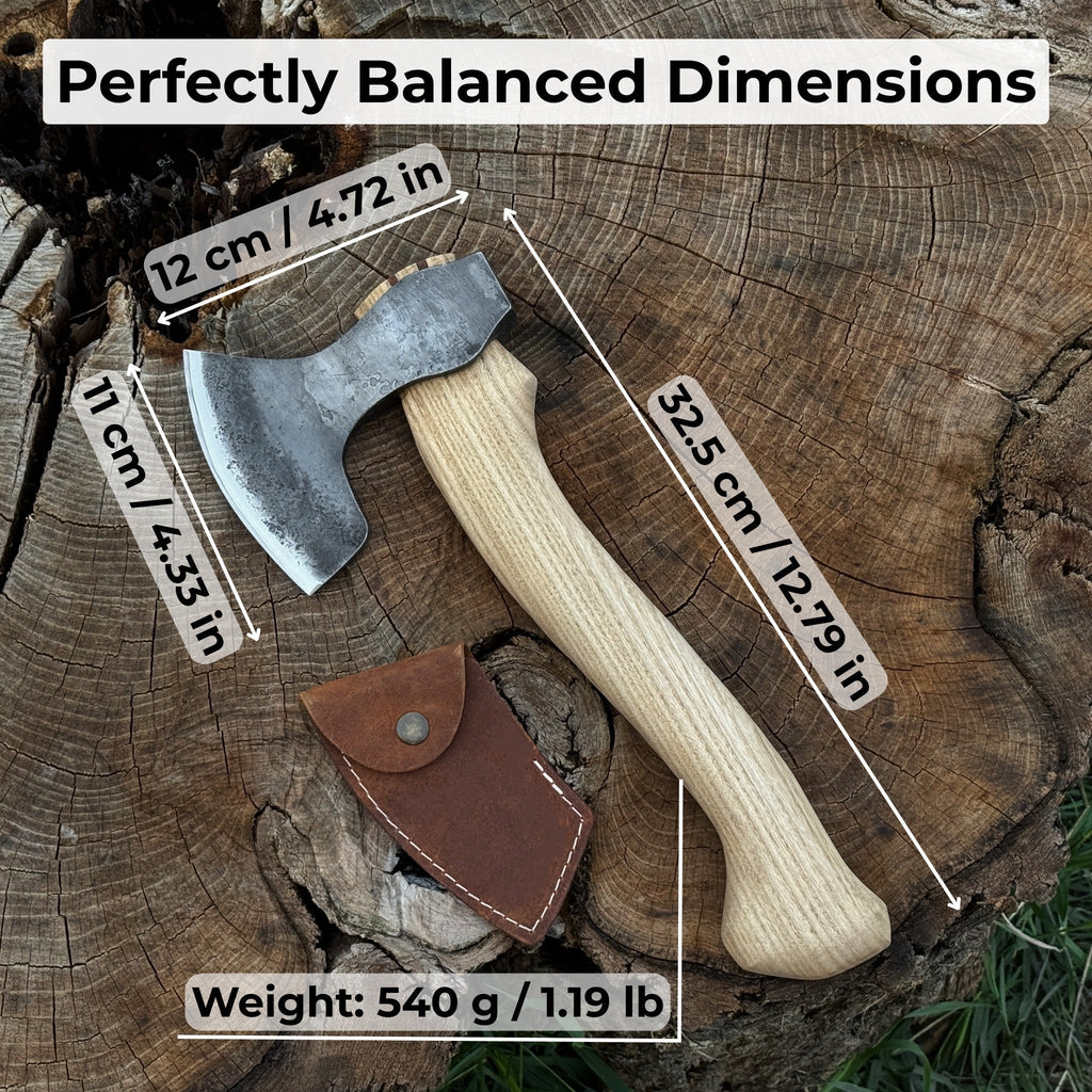 Sharky Forged Small Carving Axe — 1.19 lb