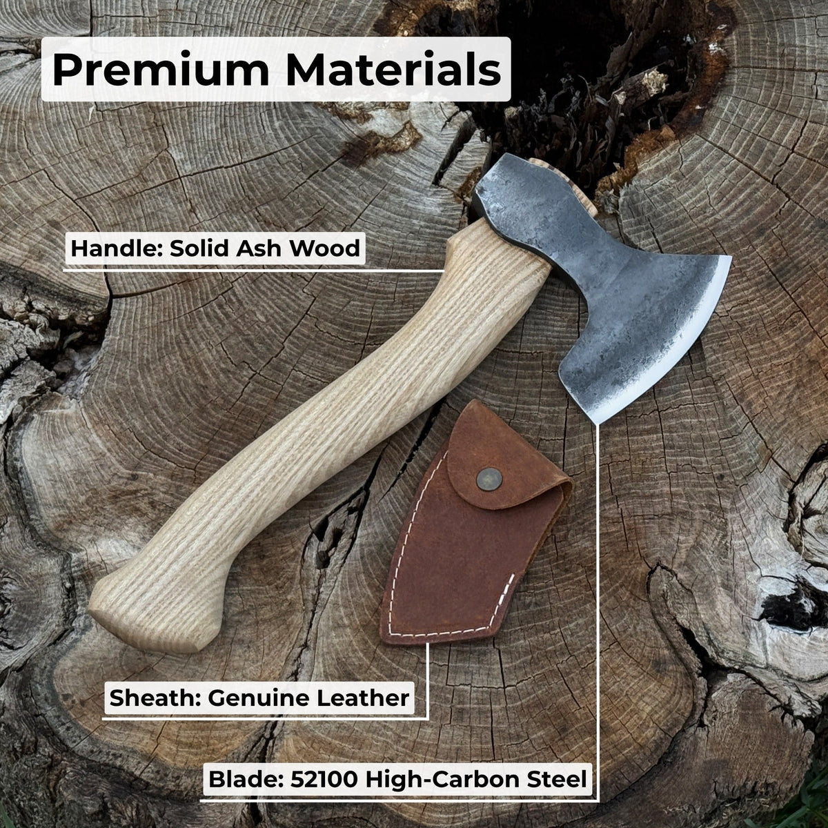 Sharky Forged Small Carving Axe — 1.19 lb