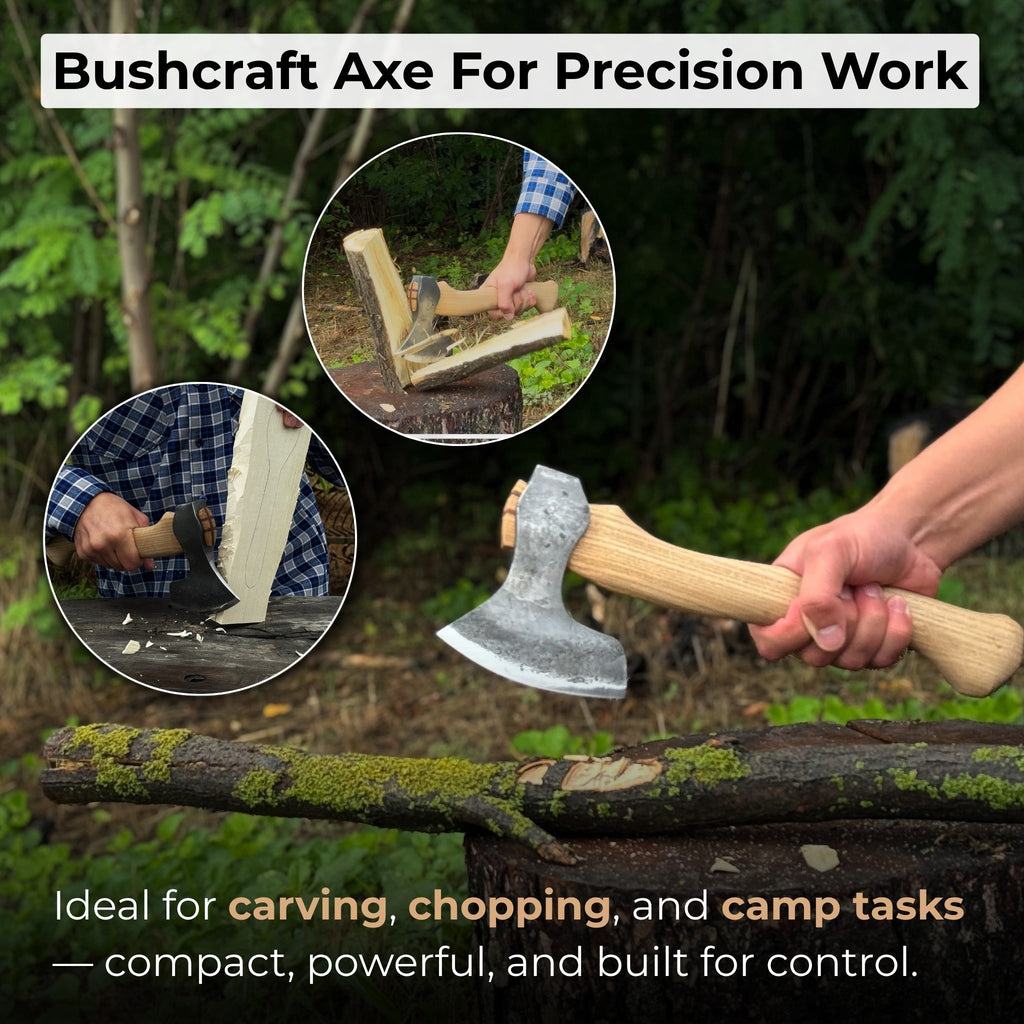 Sharky Forged Small Carving Axe — 1.19 lb