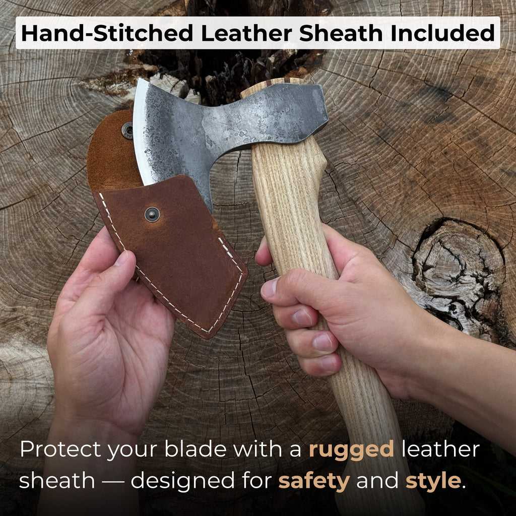 Sharky Forged Small Carving Axe — 1.19 lb