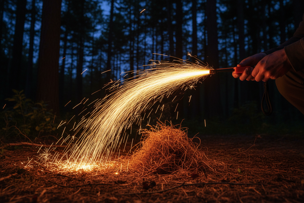 Spark action shot