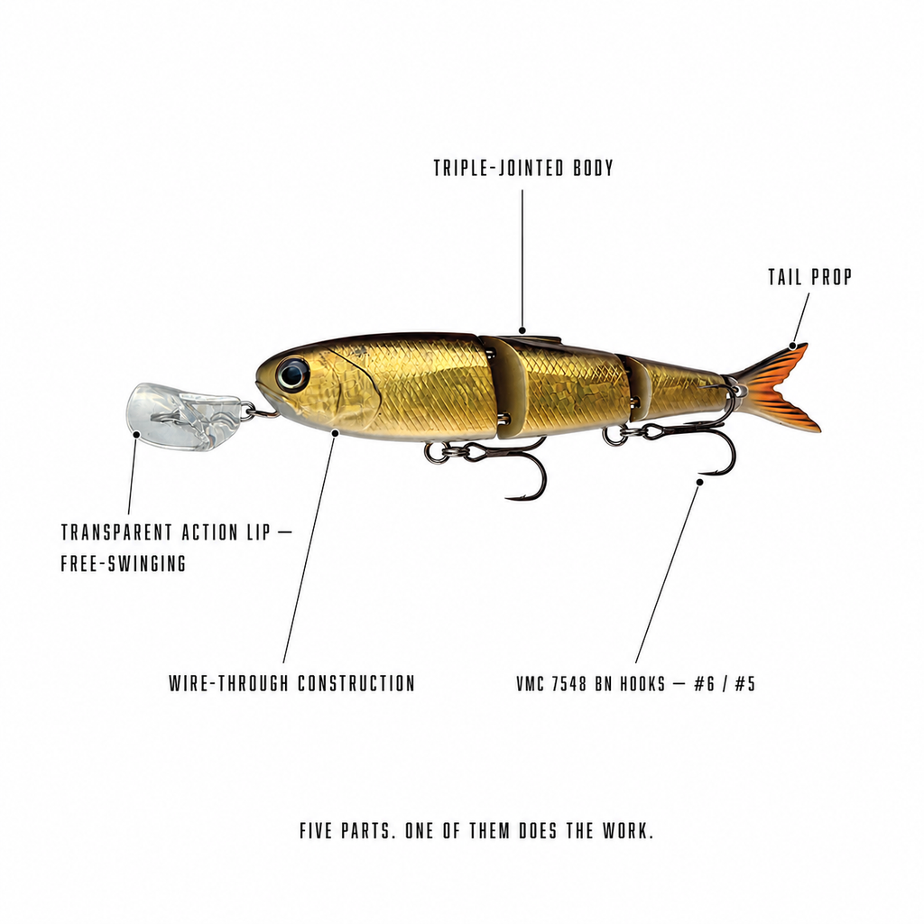 Headbanger Spitfire 4.5" Swimbait Fishing Lure