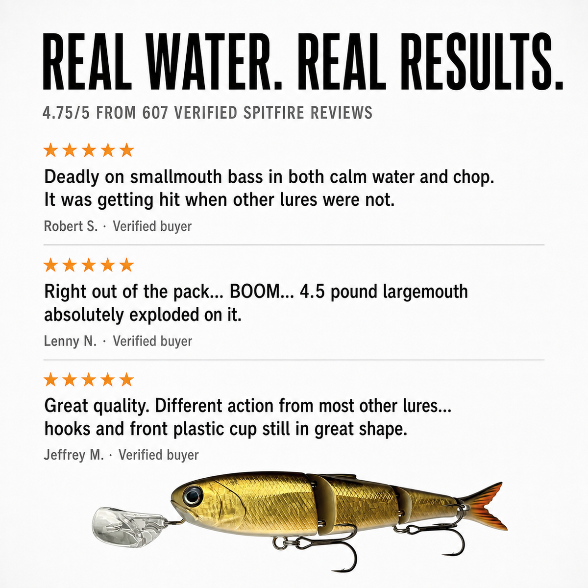 Headbanger Spitfire 4.5" Swimbait Fishing Lure