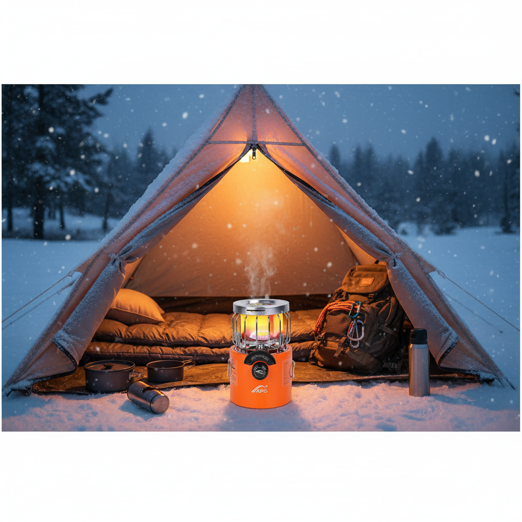 Tent warmth shot