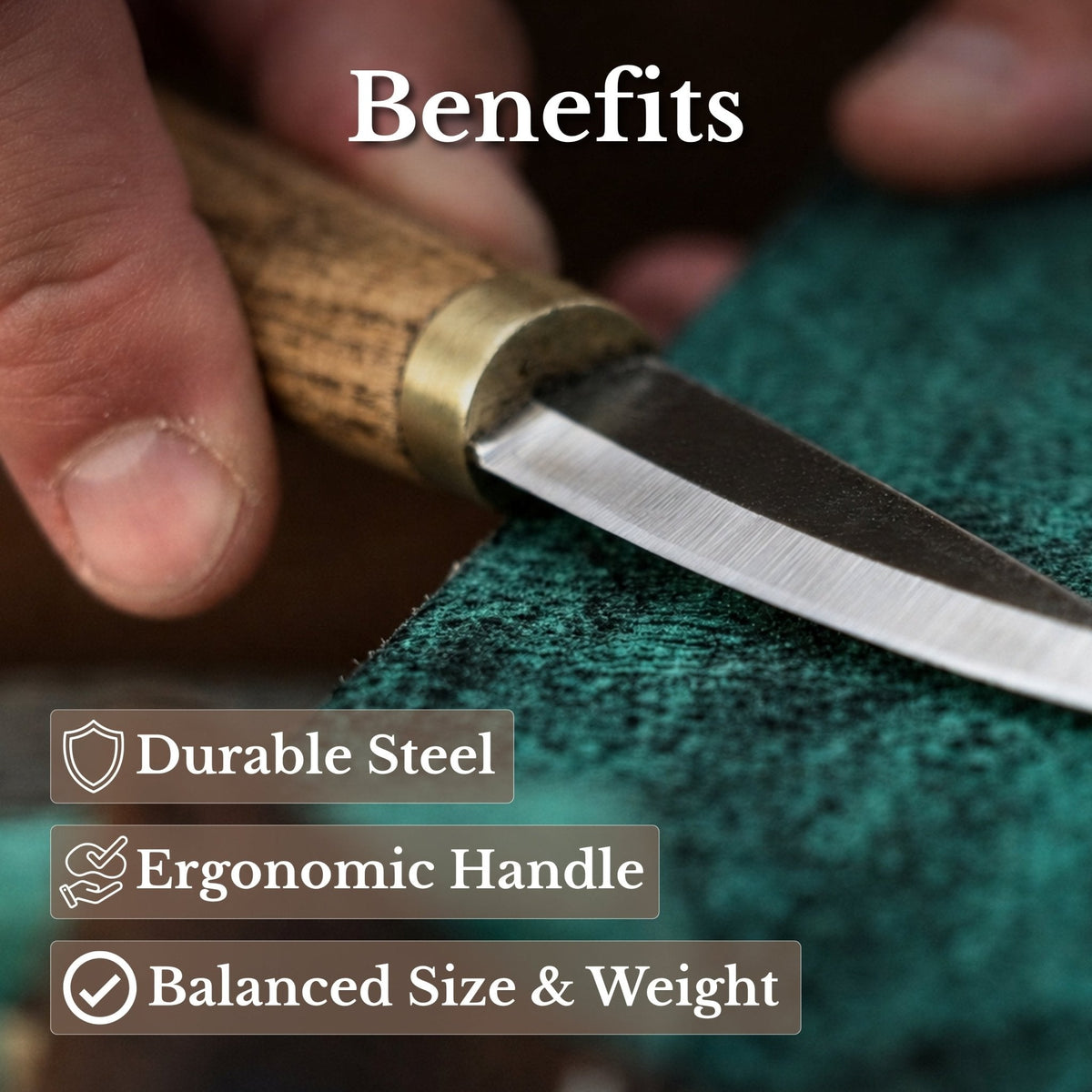 Sharky Forged Whittling Sloyd Knife — 2.95"