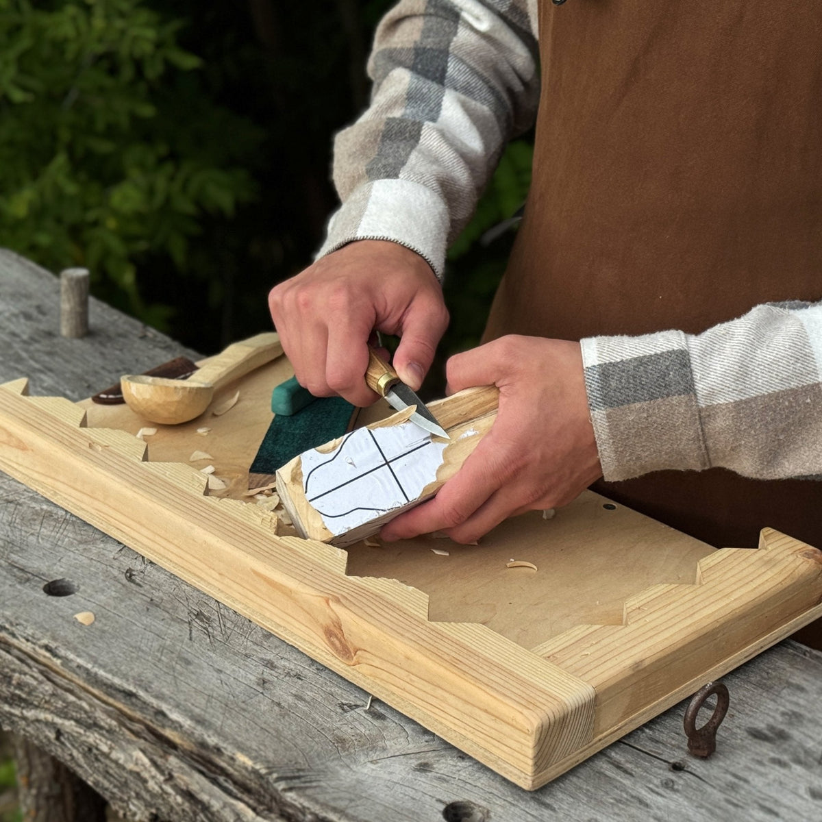 Sharky Forged Whittling Sloyd Knife — 2.95"
