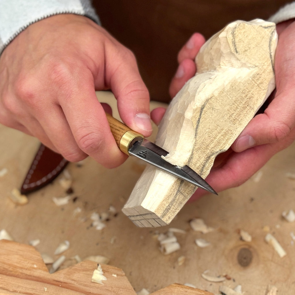 Sharky Forged Whittling Sloyd Knife — 2.95"